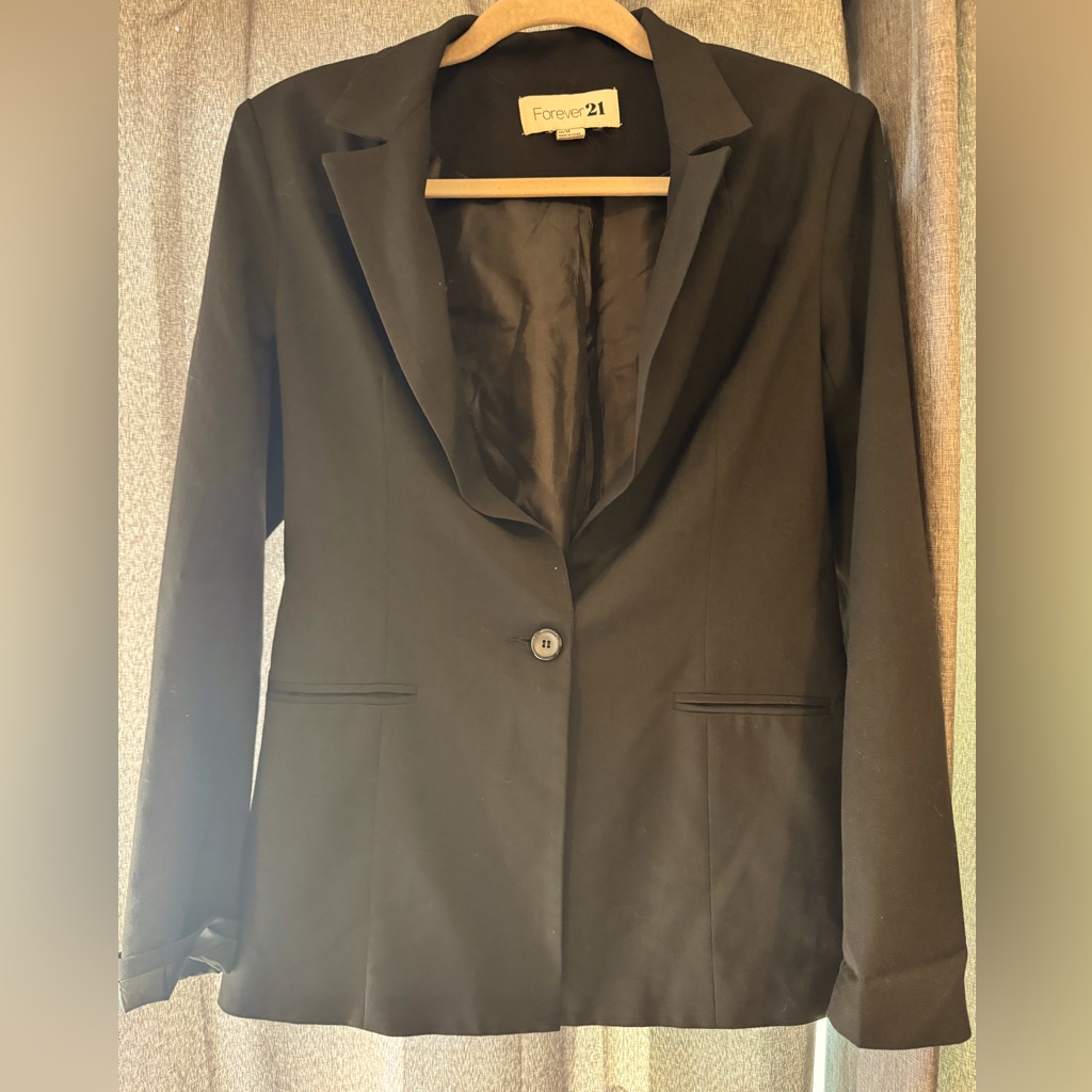 Solid Black Blazer